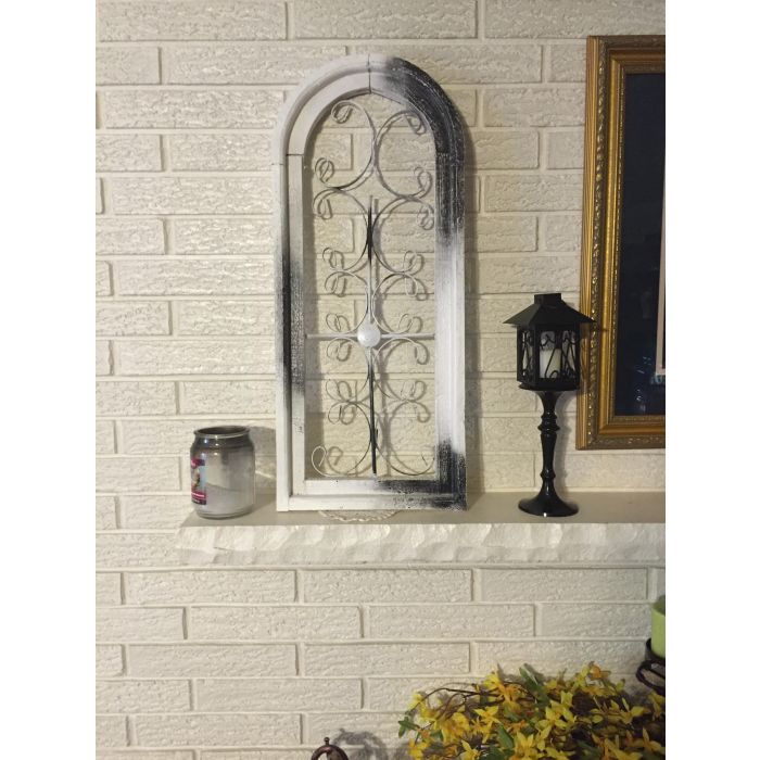 Stylized and Antiqued Gothic Window decoration