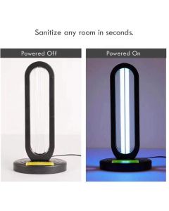 Rveal | UVILIZER Tower - UV Light Sanitizer & Ultraviolet Sterilizer Lamp (Portable UV-C Cleaner for Home, Travel, Room | Powerful 38W UVC Ozone Disinfection Bulb | Wireless Remote Control | USA)
