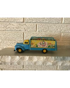 ***Sorry Sold***Beautiful Scarce Rare  Vintage Flowers Shop Friction Toy Truck Yamaichi DL