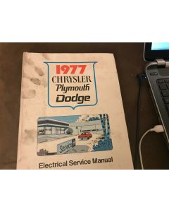1977 Chrysler Dodge Plymouth Passenger Cars Factory Electrical Service Manual