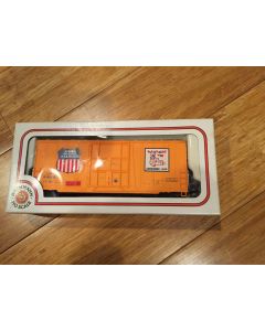 Model Bachmann HO-Scale Item # 76036 41' Hi-Cube Boxcar Smooth Sides. Union Pacific. "Union Pacific Automated rail way cushioned load"