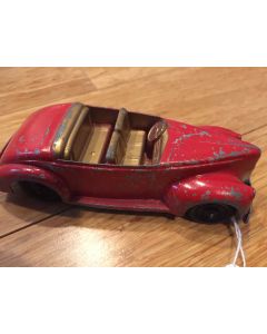 Vintage Tootsietoy Roadster Car No.01043 diecast toy car rubber wheels 
