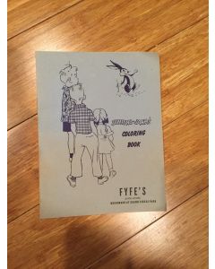 Antique Fyfes Shoe Store Circa 1950 's Coloring Book Woodward At Grand Circus Park 