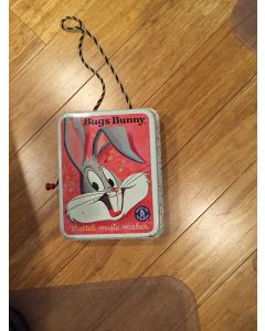 Vintage 1963 TIN MATTEL BUGS BUNNY MUSIC MAKER. EXCELLENT WORKING CONDITION    