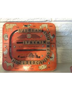 RICHMOND SCHOOL FURNITURE CO. NO. Y32 JUNIOR SPELLING AND NUMBER BOARD VERY RARE 1948 
