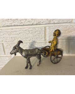 Ebay Auction:  Antique Circa 1910 Kenton Cast Iron The YELLOW KID Goat Cart