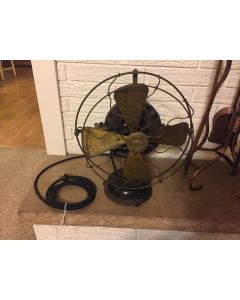 Rare Circa 1901 GE Sprague Electric Company AC Pancake Fan in Working Condition   5 speeds