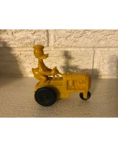 ***Sorry sold***Rare Vintage Walt Disney Plastic Donald Duck Friction Farm Tractor C1950