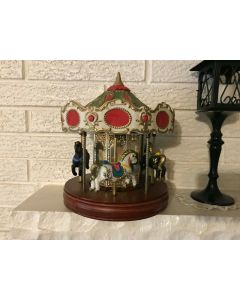 ***Sorry Sold***Waco Melody In Motion Merry Go Round Porcelain Horse Carousel Music Japan