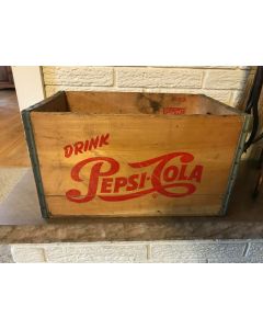 ***Sorry Sold*** Rare Vintage 1953 Drink Pepsi Cola pop Soda Wooden Crate 24 Bottles Gaco Tufbilt