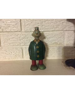 ***Sorry sold*** Rare Antique 1932 J. Chein Happy Hooligan Wind-Up Walking Tin Toy 6" Comic Works
