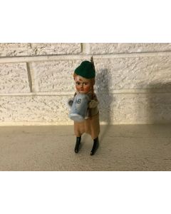 ***SORRY SOLD***VINTAGE SCHUCO WIND UP TOY BOY DRINKING FROM BEER STEIN Germany
