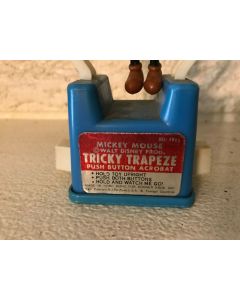 ***Sorry Sold*** Rare 1960s Mickey Mouse Walt Disney Tricky Trapeze Push Button Acrobat Working