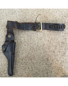 Antique Vintage Police/Sheriff's Leather Belt And Holster