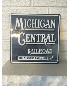 Michigan Central Railroad Logo Aluminum Sign The Niagara Falls Route DL