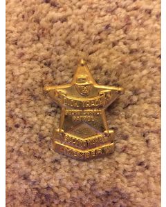 Vintage 1930s Radio Premium Pin - Dick Tracy Secret Service Patrol Member Second Year