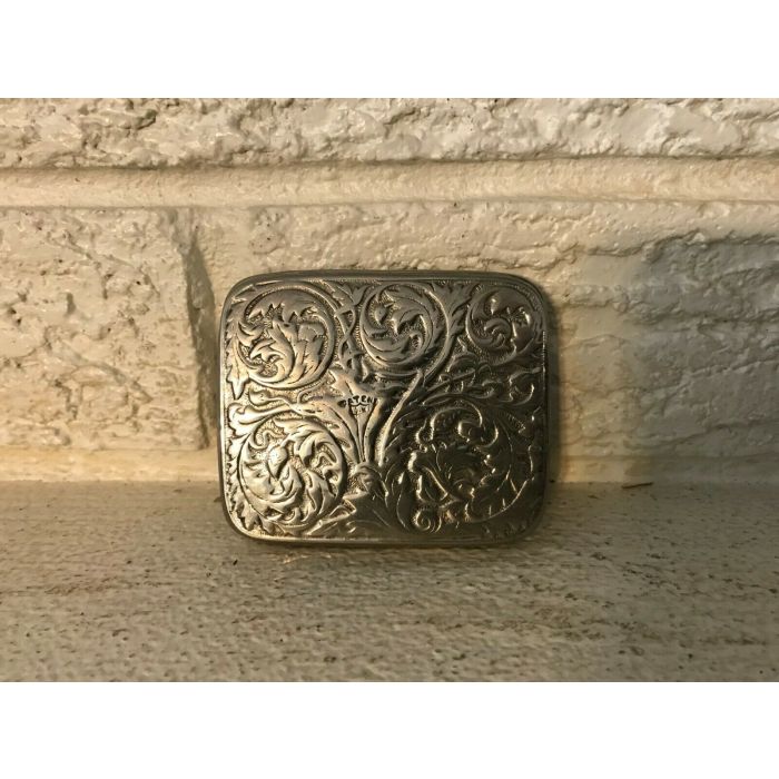 Vintage Antique J.W. B. pocket coin holder, spring loaded coin safe England