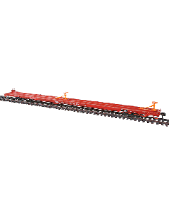 Walthers Rolling Stock Wisconsin Central All-Purpose 89' Flatcar w/P-S Hitches - Ready to Run - Gold Line (932-40814)