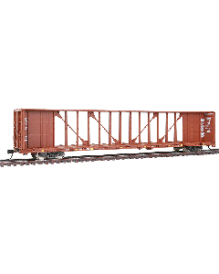  Walthers Atlantic & Western ATW #300593 (Boxcar Red)72' Centerbeam Flatcar - Ready to Run - Gold Line