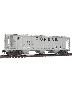 Walthers Part # 932-61454 Conrail #883527 (gray) Gold Line(TM) PS-2 2893 Cubic Foot 3-Bay Covered Hopper