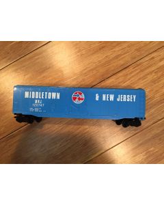 Bachmann HO Scale Middletown and New Jersey Box Car #120747