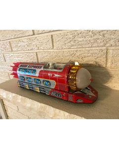 ***Sorry sold*** Space Rocket Train Magic Color Moon Express Battery Op 1960s NMIB